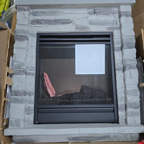 KLARSTEIN GREY SURROUND FIREPLACE