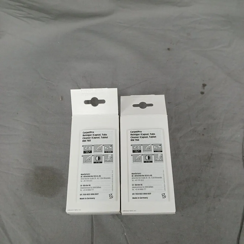 KÄRCHER CARPETPRO ICAPSOL CLEANING TABLETS RM 760 – 2 BOXES