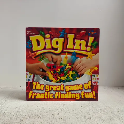 DIG IN! – THE GREAT GAME OF FRANTIC FINDING FUN BOARD GAME (BOXED)