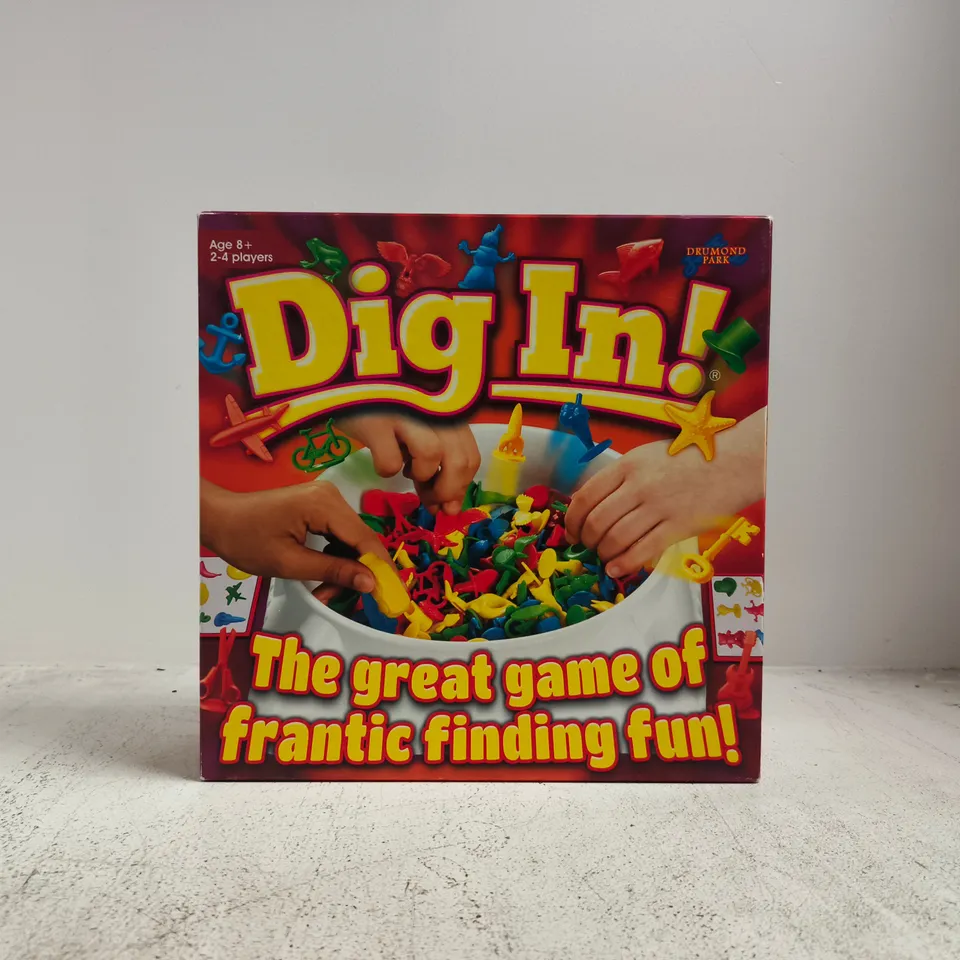 DIG IN! – THE GREAT GAME OF FRANTIC FINDING FUN BOARD GAME (BOXED)