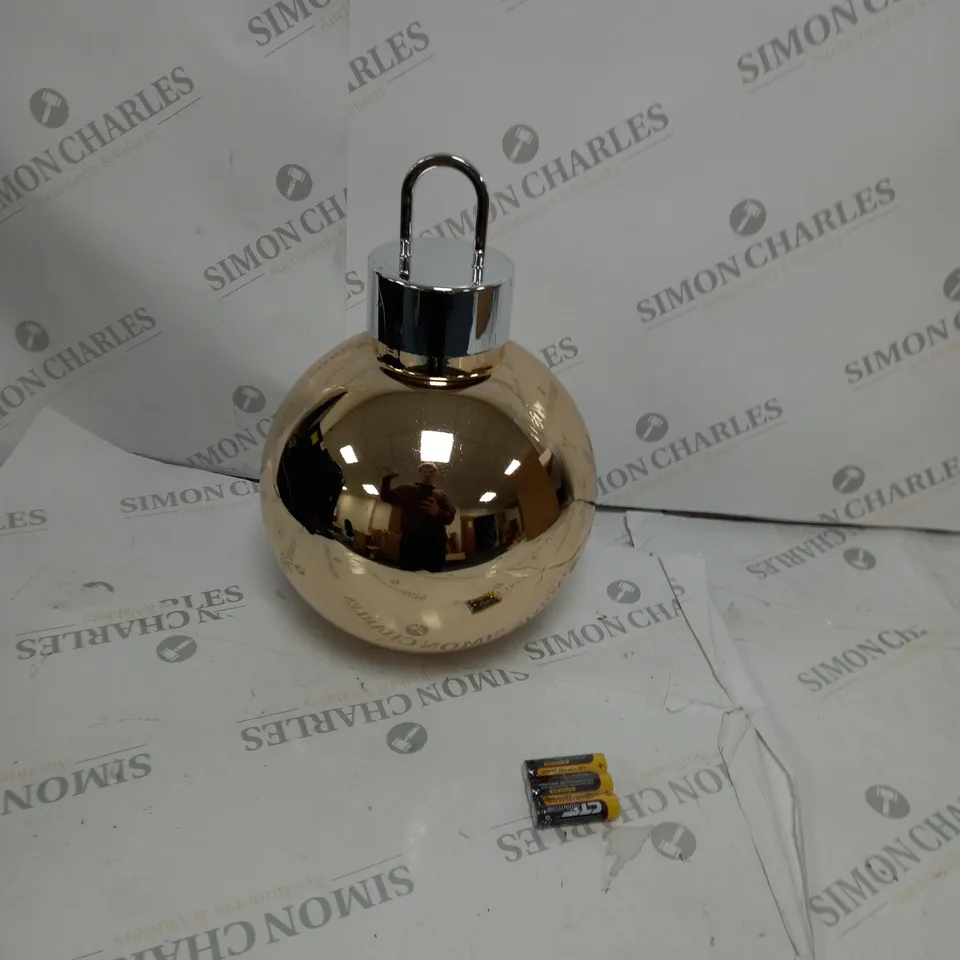 HOME REFLECTIONS OVER SIZED FAIRY BAUBLE GOLD SMALL