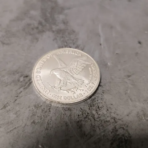 2024 AMERICAN SILVER EAGLE COIN 10. FINE SILVER 