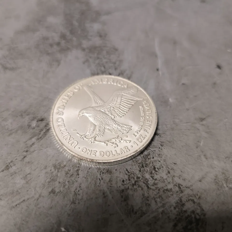 2024 AMERICAN SILVER EAGLE COIN 10. FINE SILVER 