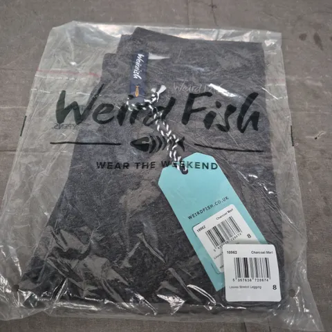 WEIRD FISH LOUISA STRETCH LEGGING β CHARCOAL MARL, UK SIZE 8