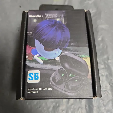 S6 WIRELESS BLUETOOTH EARBUDS WITH CHARGING CASE – BOXED