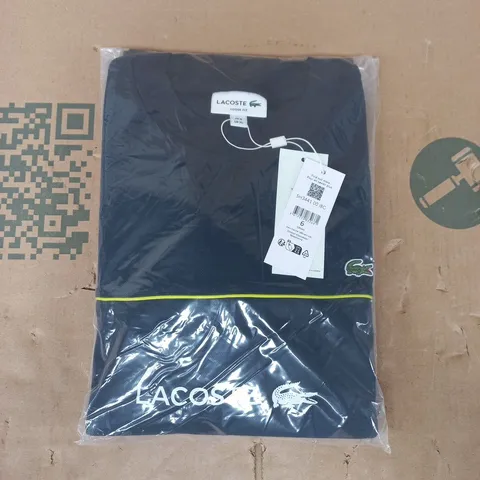 BAGGED LACOSTE LOOSE FIT TOP IN NAVY SIZE 6