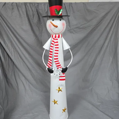 METAL SNOWMAN ORNAMENT 