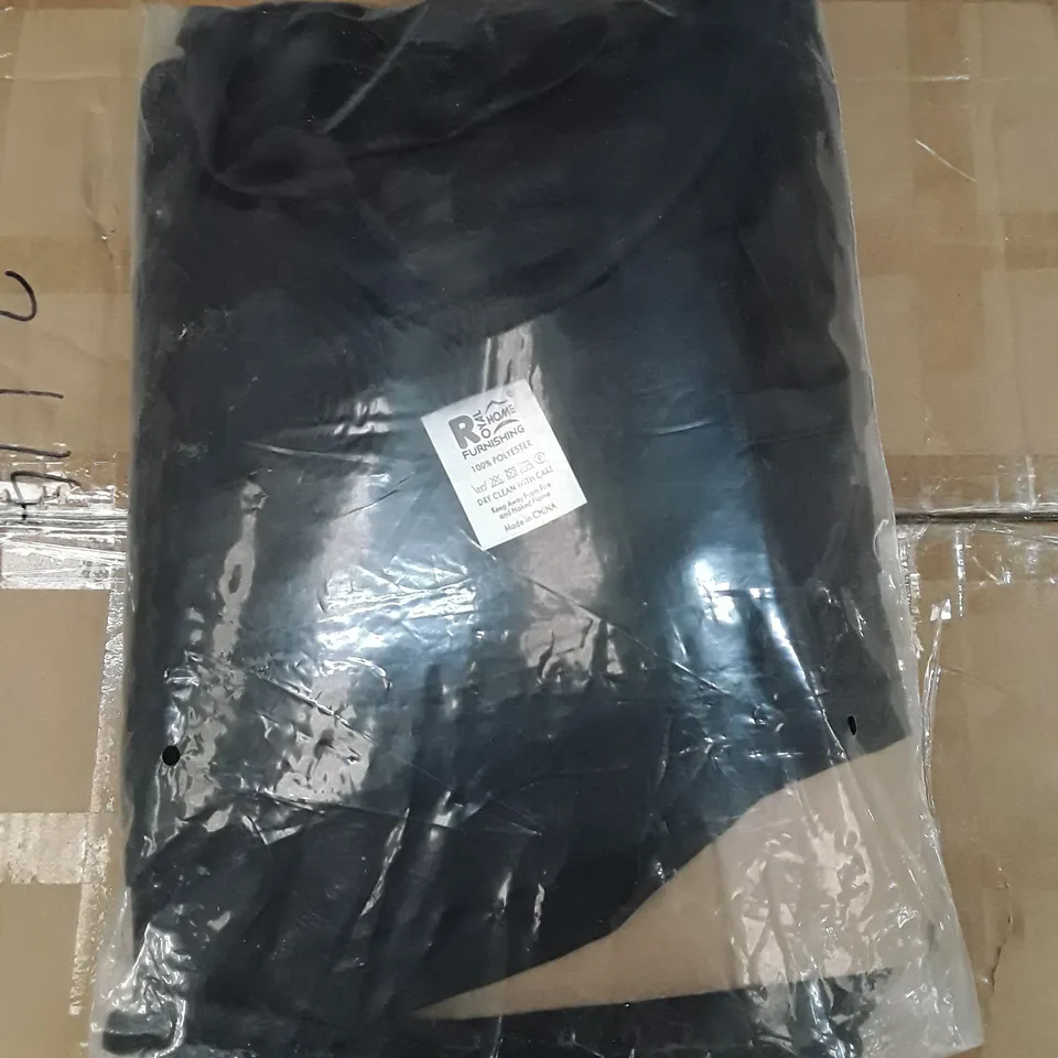 MY HOME STORE ULTRA-SOFT BLACKOUT CURTAINS ENGUERRAN WITH EYELETS AND TIE BACKS (SET OF 2)