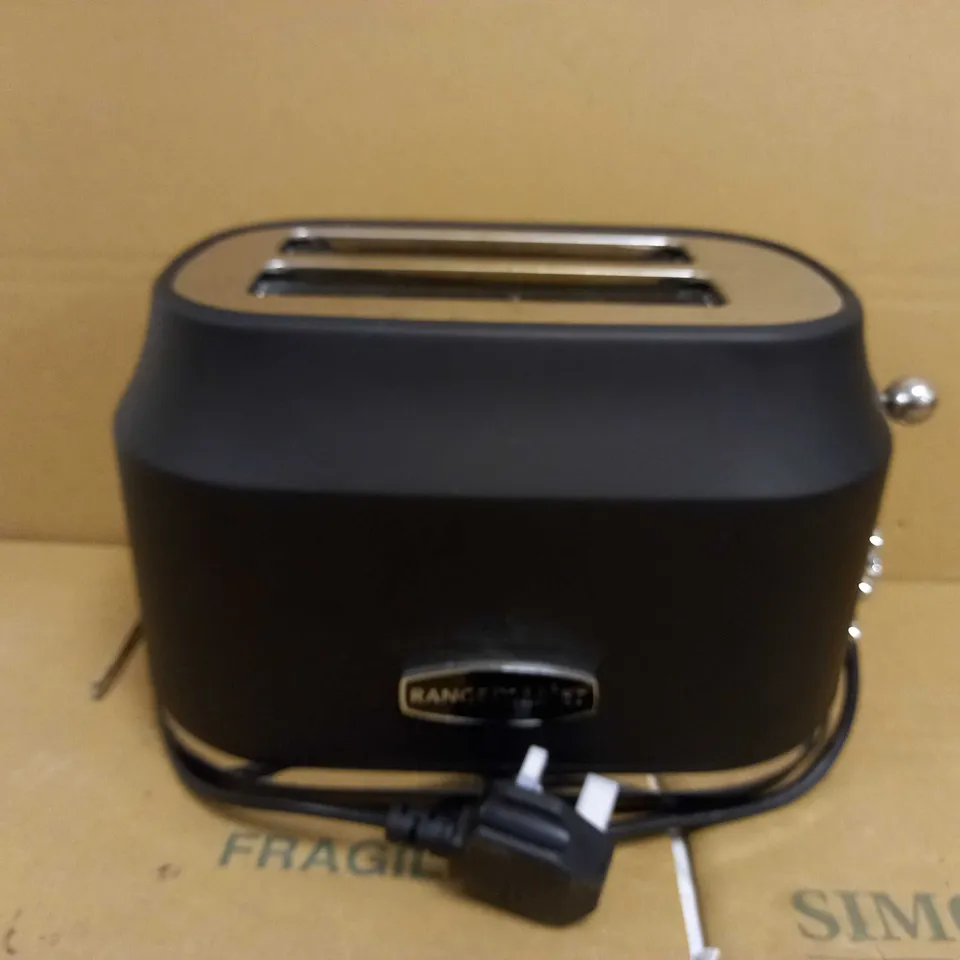 RANGEMASTER RMCL2S201BK CLASSIC BLACK 2 SLICE TOASTER