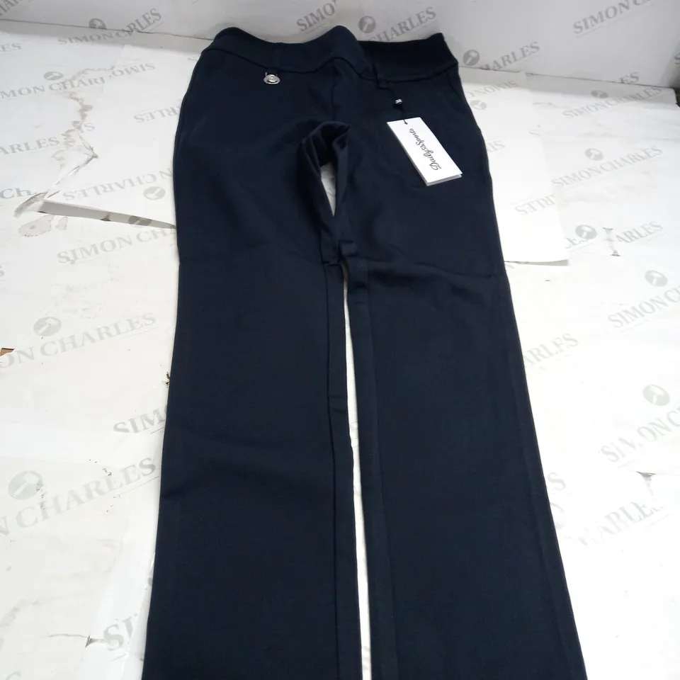 DAILY SPORTS NAVY BLUE TROUSERS SIZE SIZE 10