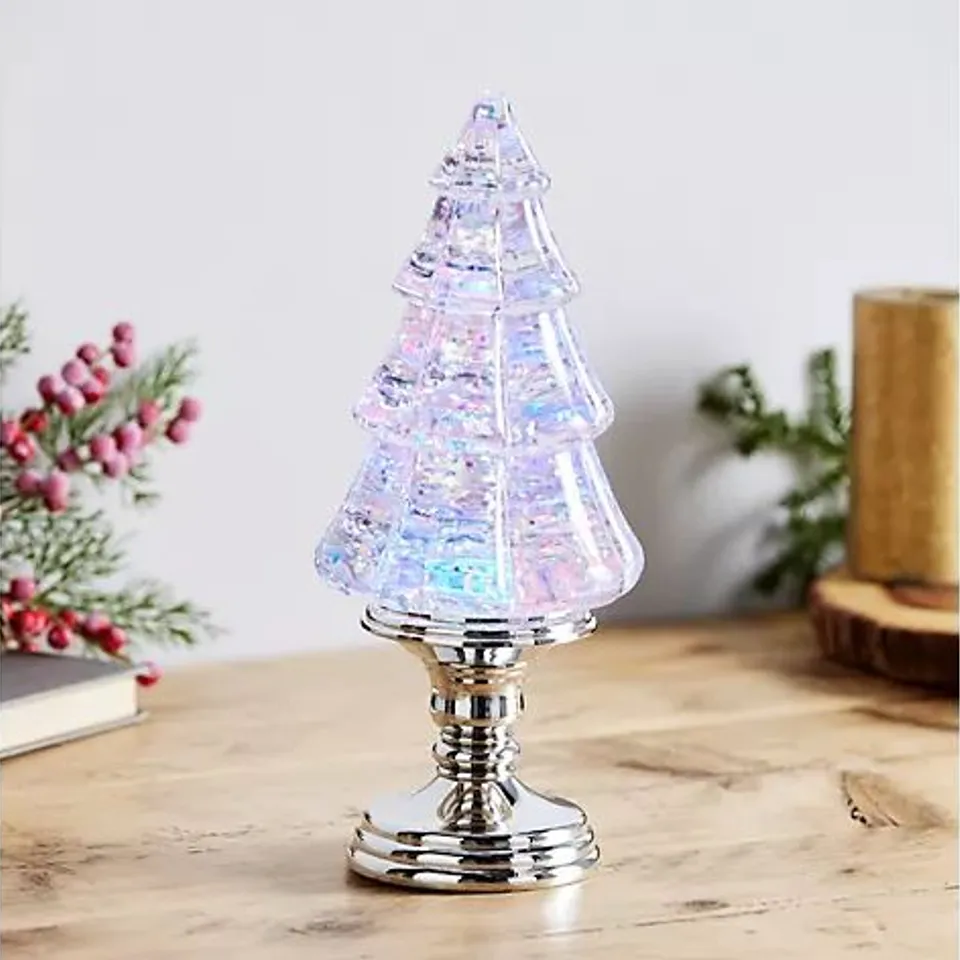 JM BY JULIEN MACDONALD 35CM CHRISTMAS TREE WATER SPINNER