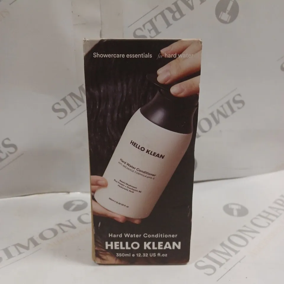 BOXED HELLO KLEAN HARD WATER CONDITIONER