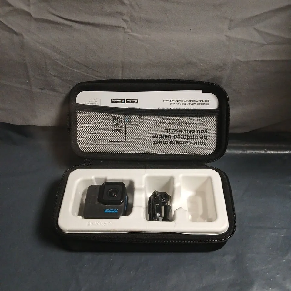 GOPRO HERO11 BLACK MINI ACTION CAMERA – IN CASE WITH MOUNT
