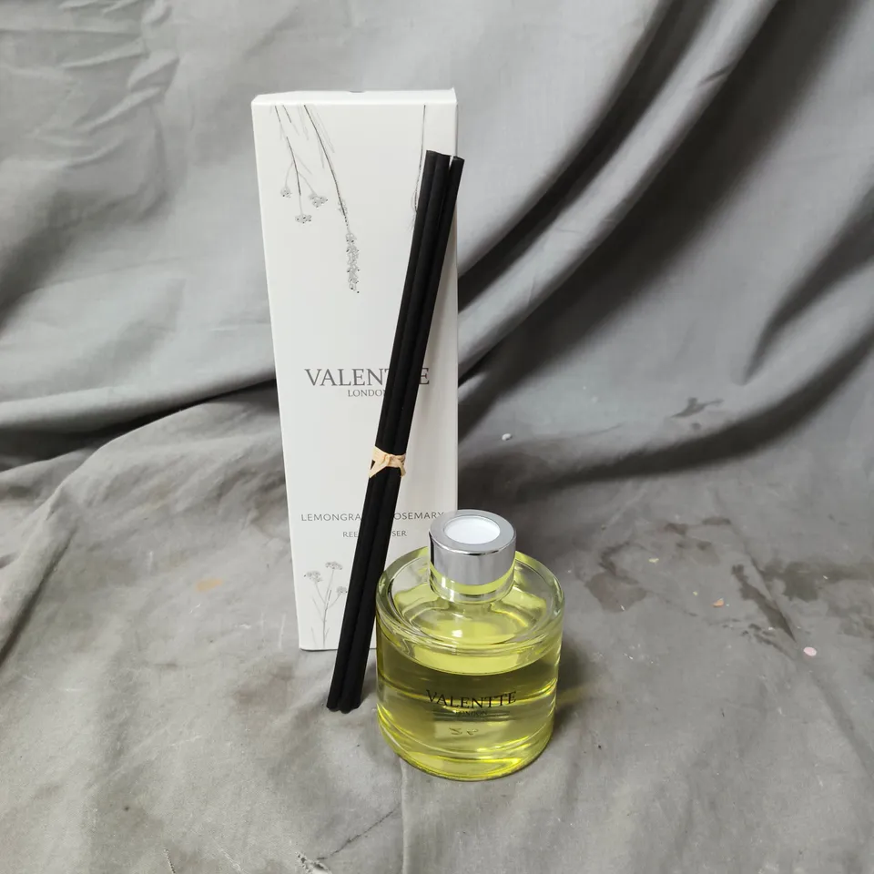 VALENTTE LONDON LEMONGRASS & ROSEMARY REED DIFFUSER SET