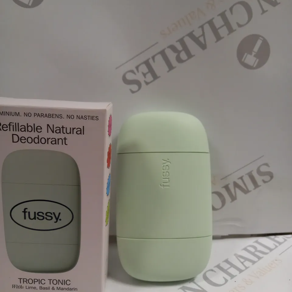 FUSSY - REFILLABLE NATURAL DEODORANT - STARTER PACK - LIME