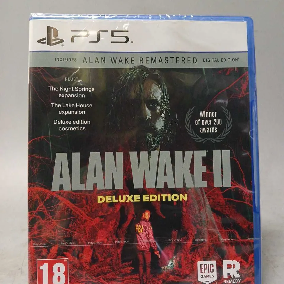 SEALED ALAN WAKE II DELUXE EDITION (PS5)