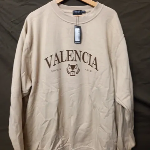 BOOHOO MAN VALENCIA JUMPE RIN SAND - 5XL