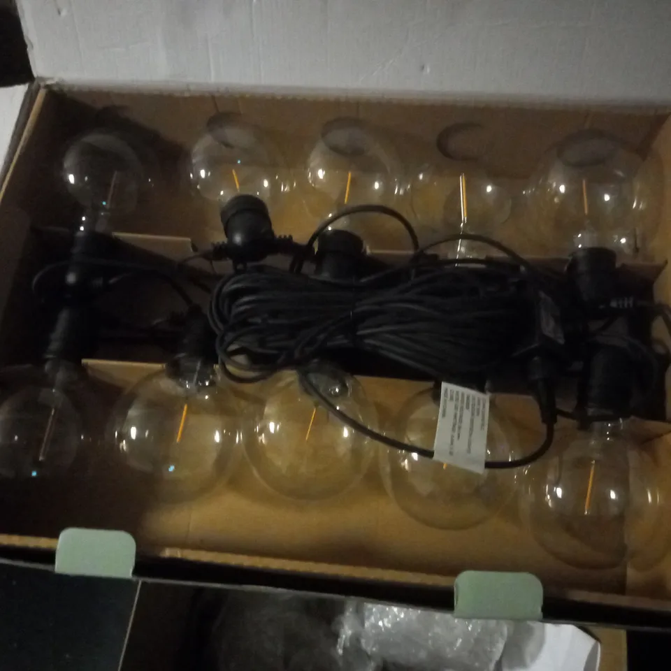 JOHN LEWIS FESTOON 20 LIGHT LED OUTDOOR LINE LIGHT