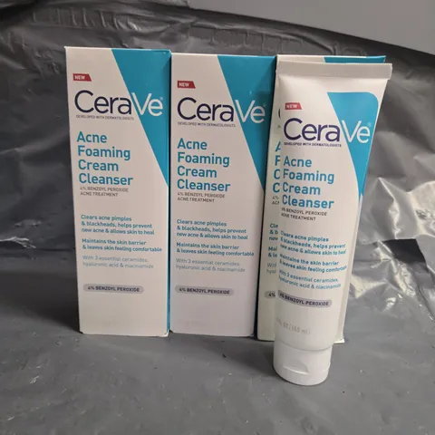 CERAVE X3 ACNE FOAMING CREAM CLEANSER 150ML