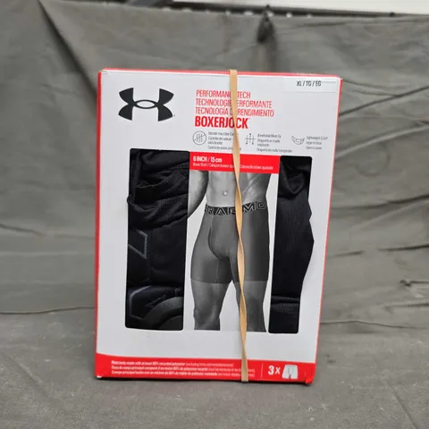 BOXED UNDER ARMOUR BOXERJOCK PANTS - X3 - SIZE XL