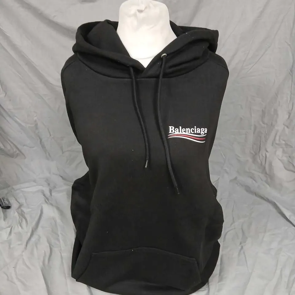 BALENCIAGA HOODIE – BLACK, SIZE M