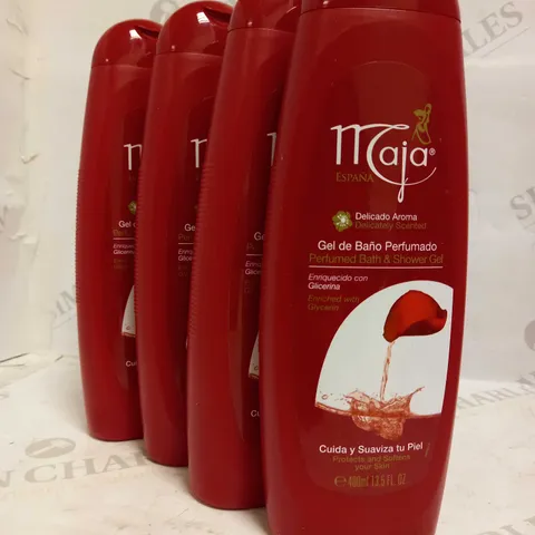MAJA ESPANA PERFUMED BATH AND SHOWER GEL 400ml X 4