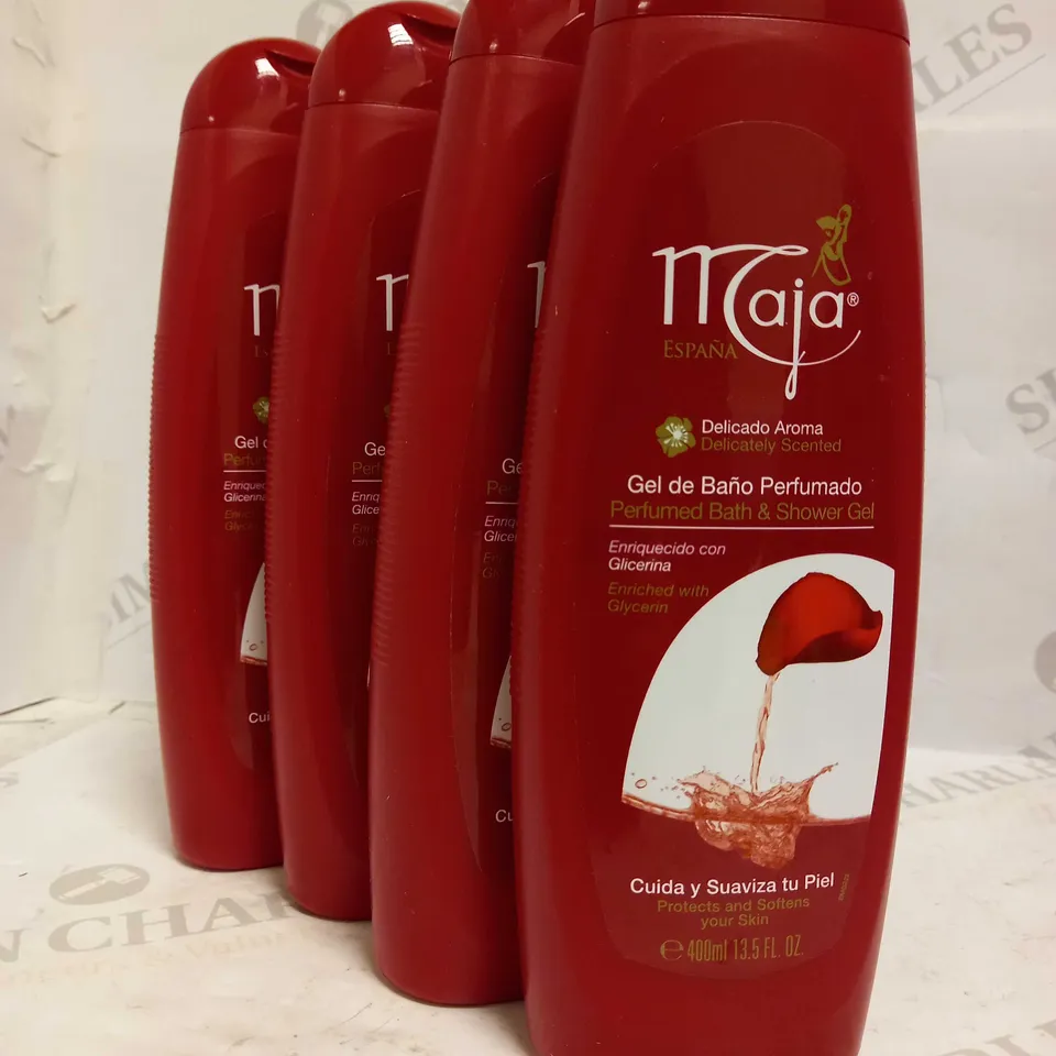 MAJA ESPANA PERFUMED BATH AND SHOWER GEL 400ml X 4
