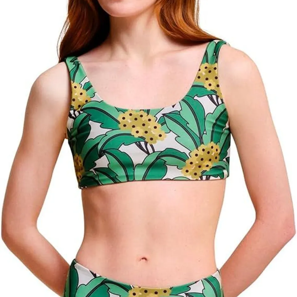 BRAND NEW REGATTA X ORLA KIELY REVERSIBLE BIKINI SET GREEN TROPICAL SIZE 20