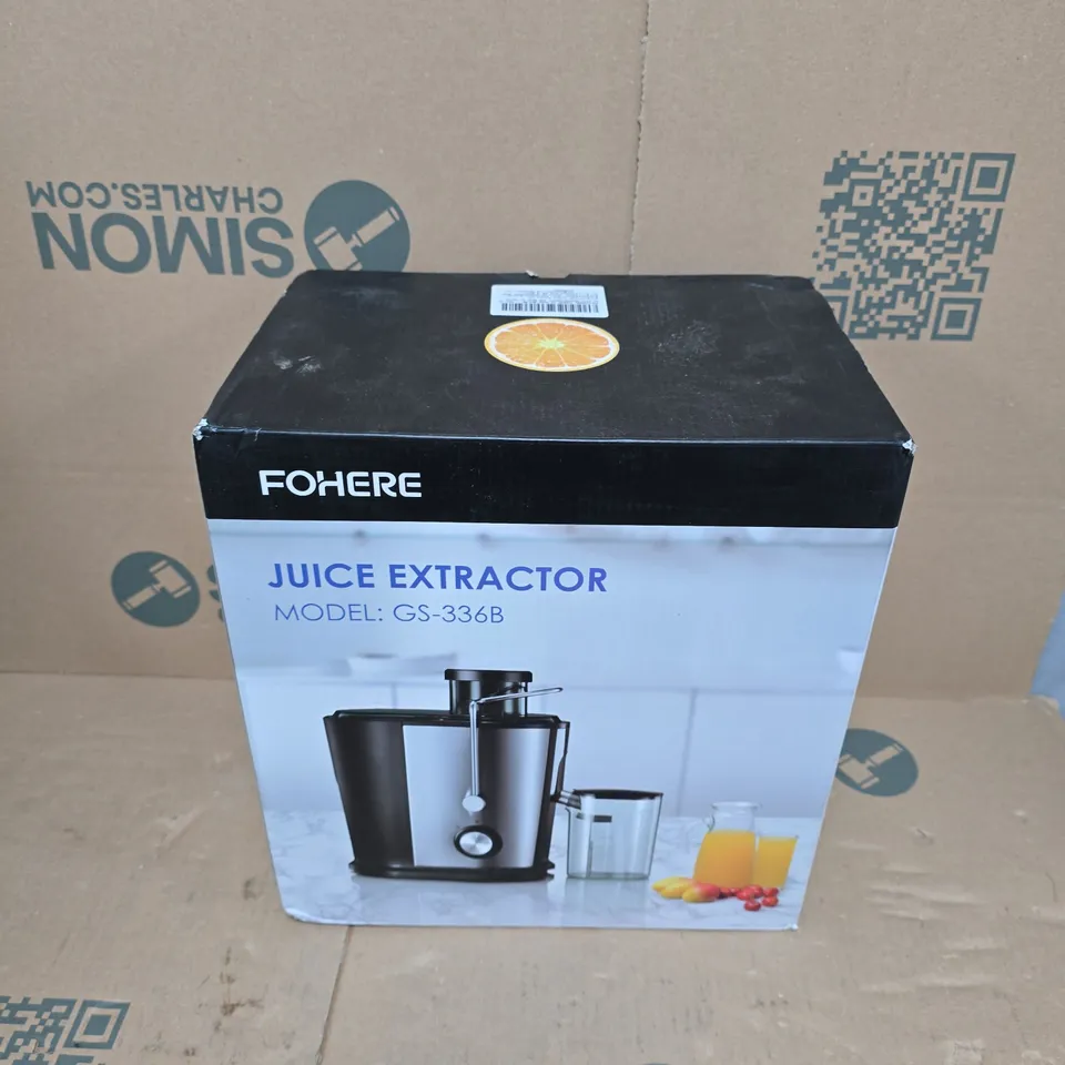 BOXED FOHERE JUICE EXTRACTOR (GS-336B)
