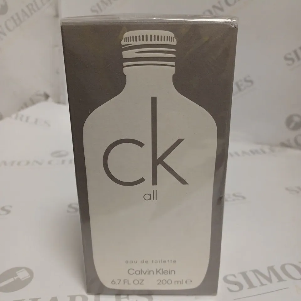 SEALED CALVIN KLEIN ALL EAU DE TOILETTE - 200ML