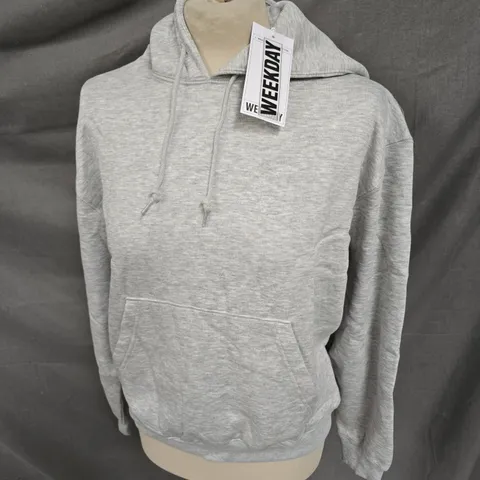 WEEKDAY HOODIE IN GREY SIZE SSX