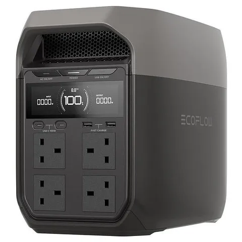 BOXED ECOFLOW 3600W 1024WH DELTA 3 SOLAR BATTERY 
