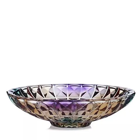 LUXENOA FACETED SHALLOW BOWL