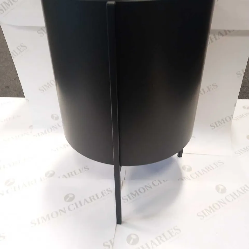 BRAND NEW BOXED MY HOME BLACK METAL PLANTER WITH STAND