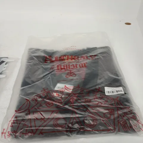 BOX OF APPROXIMATELY 25 BRAND NEW ASSORTED KILLSTAR CLOTHING ITEMS INCLUDING HEADSTAONE KNIT CARDIGAN AND BLIGHT OF DIABLO SHORT SLEEVE T SHIRT