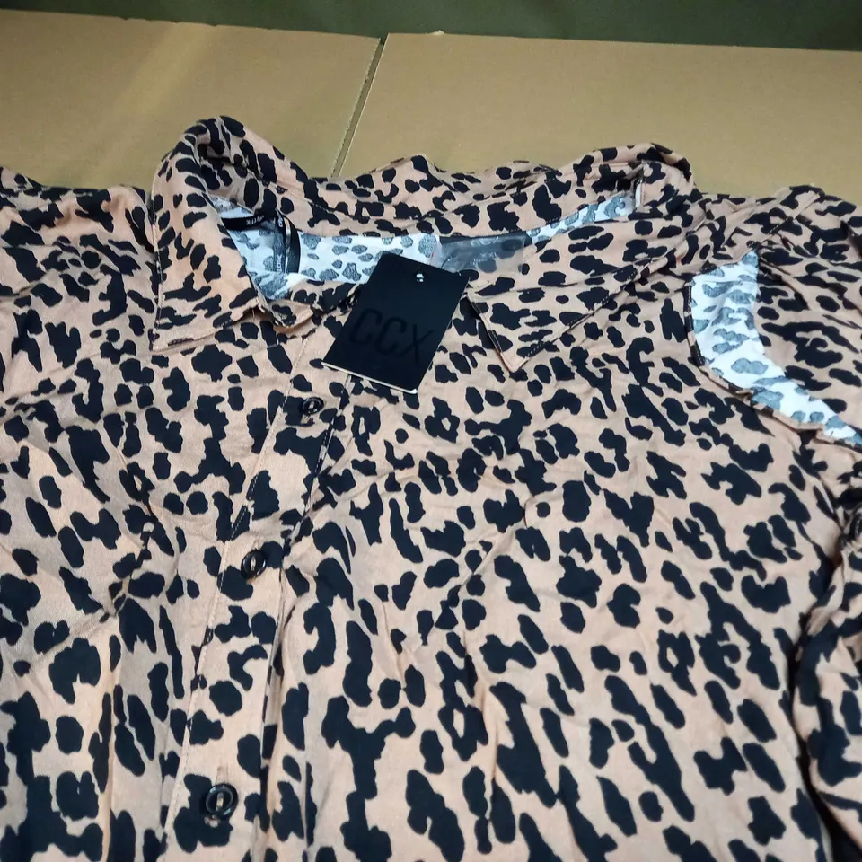 CCX BY CITY CHIC DRESS FELINE FINE IN LEOPARD PRINTS - XXL