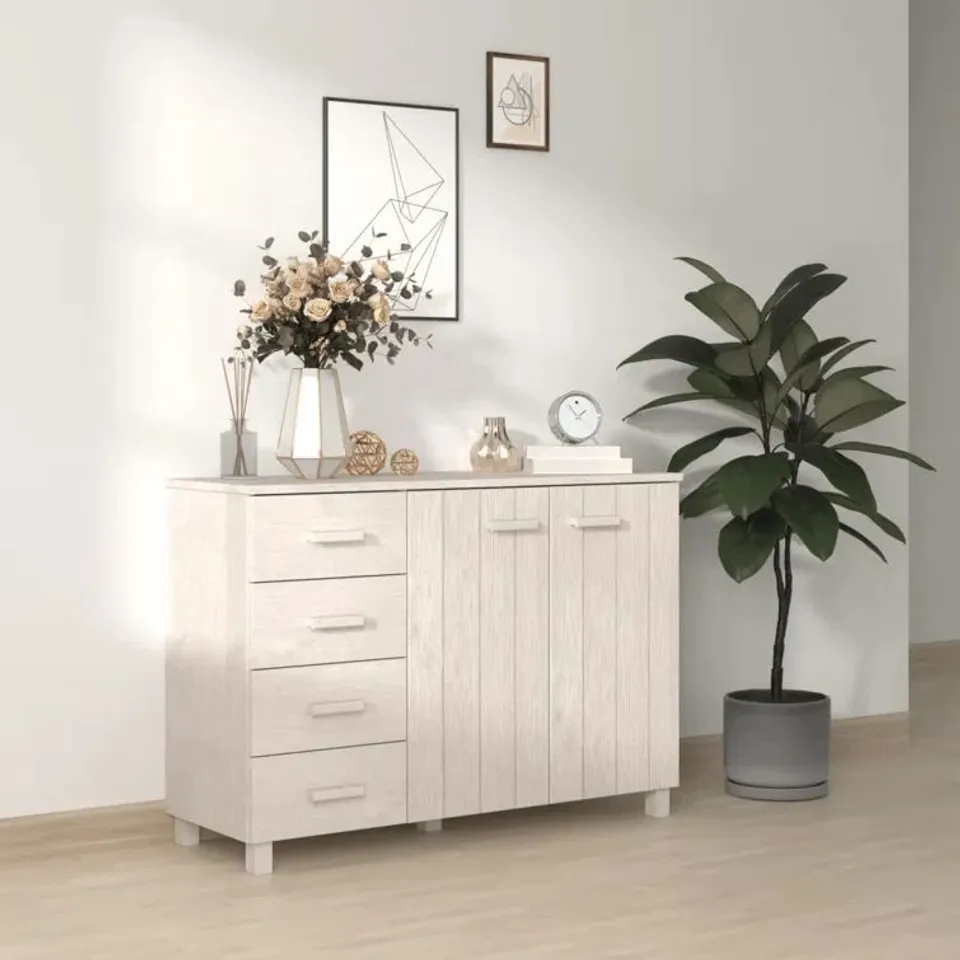 BOXED EBEM DESIGNS SIDEBOARD WHITE 113CM