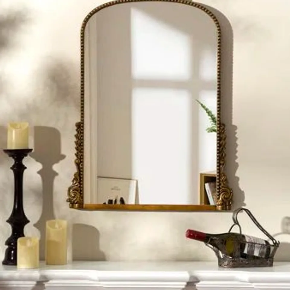 BOXED ARCH PU WALL MIRROR (1 BOX)