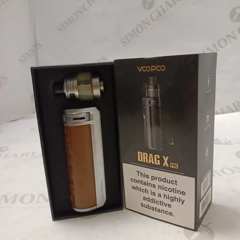BOXED VOOPOO DRAG X PRO - SAHARA BROWN. 