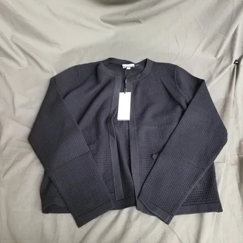 HOBBS PETRA KNITTED JACKET – NAVY, SIZE M