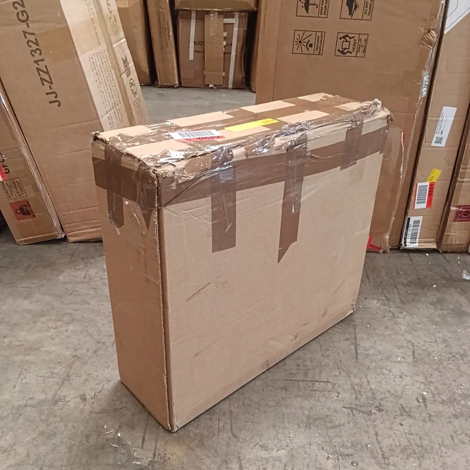 BOXED 2 DRAWER CABINET - BLACK/NATURAL (1 BOX)