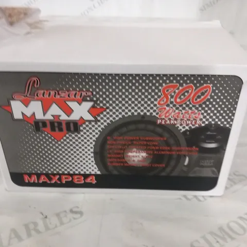 BOXED LANZAR MAX PRO MAXP84 800 WATTS PEAK POWER 8" HIGH POWER SUBWOOFER