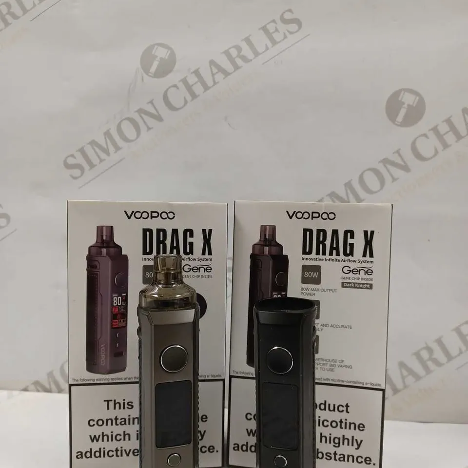 1 VOOPOO DRAG X MOD POD KIT 80W DARK KNIGHT 1 VOOPOO DRAG X KIT GALAXY BLUE
