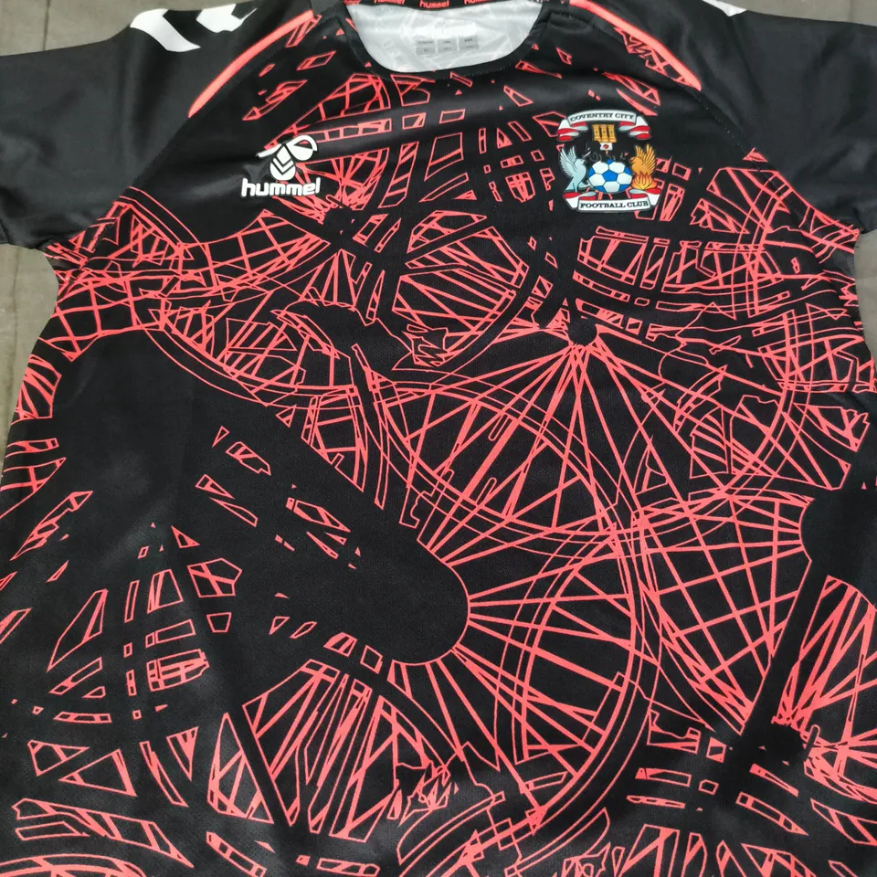 COVENTRY CITY FC FOOTBALL SHIRT – HUMMEL - SIZE 10 YRS