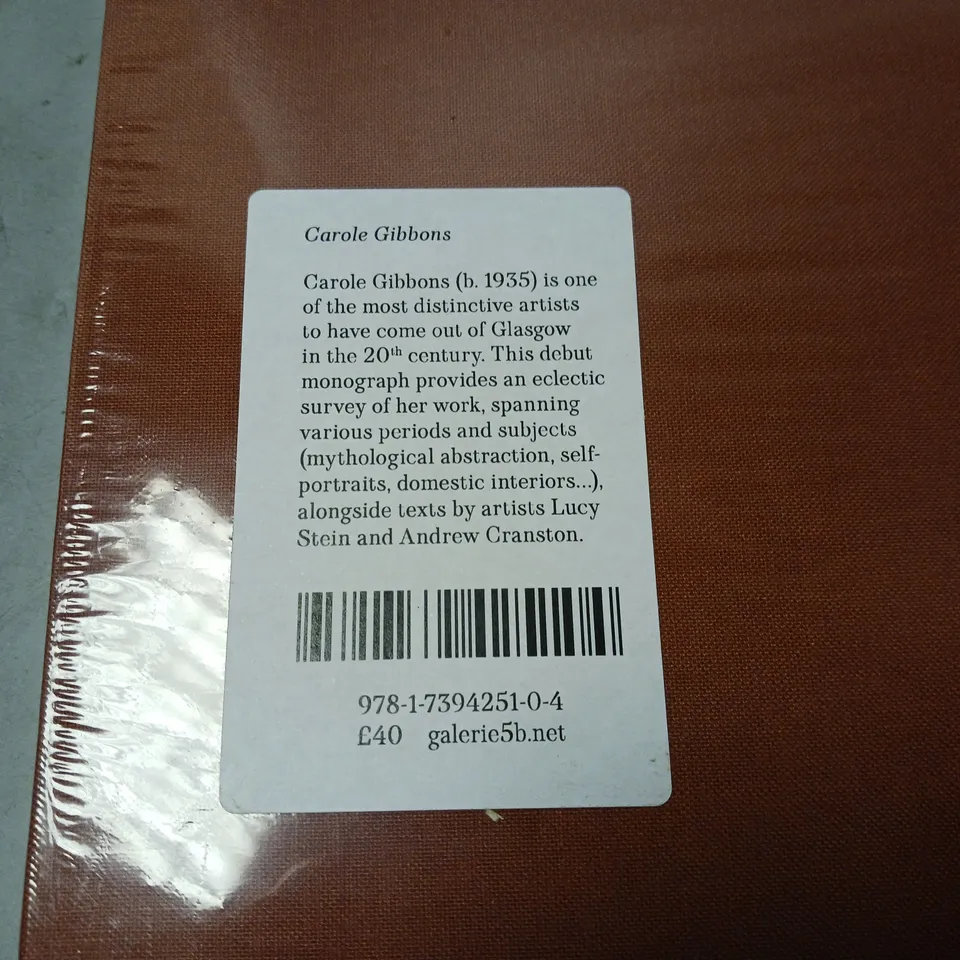 SEALED CAROLE GIBBONS ART BOOK