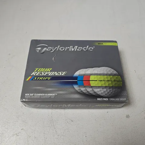 BOXED TAYLORMADE TOUR RESPONSE STRIPE GOLF BALLS - MULTI PACK