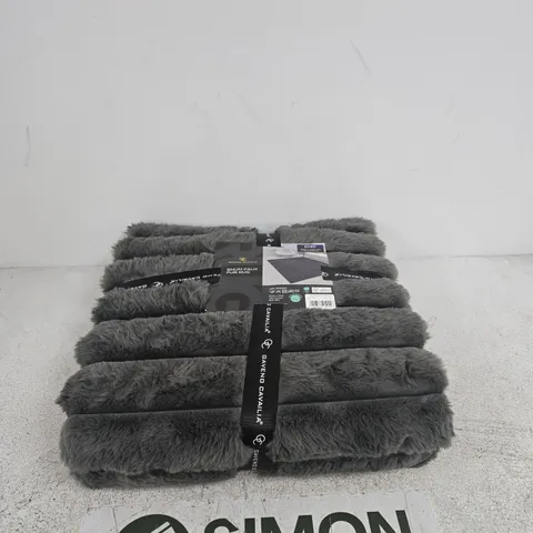 GAVENO CAVALIA SHUM FAUX FUR RUG β GREY, 120 X 170 CM