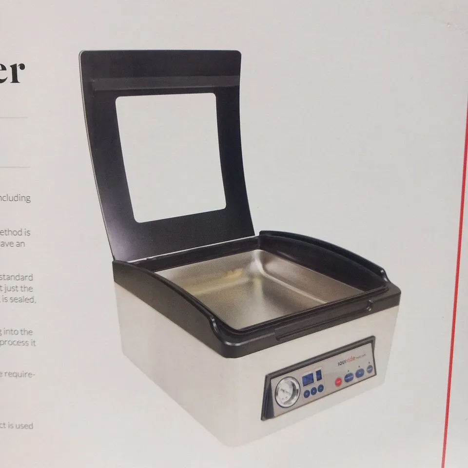 BRAND NEW BOXED SOUSVIDE IVIDE CHAMBER VACUUM SEALER SOUS VIDE PACK AND SEAL 