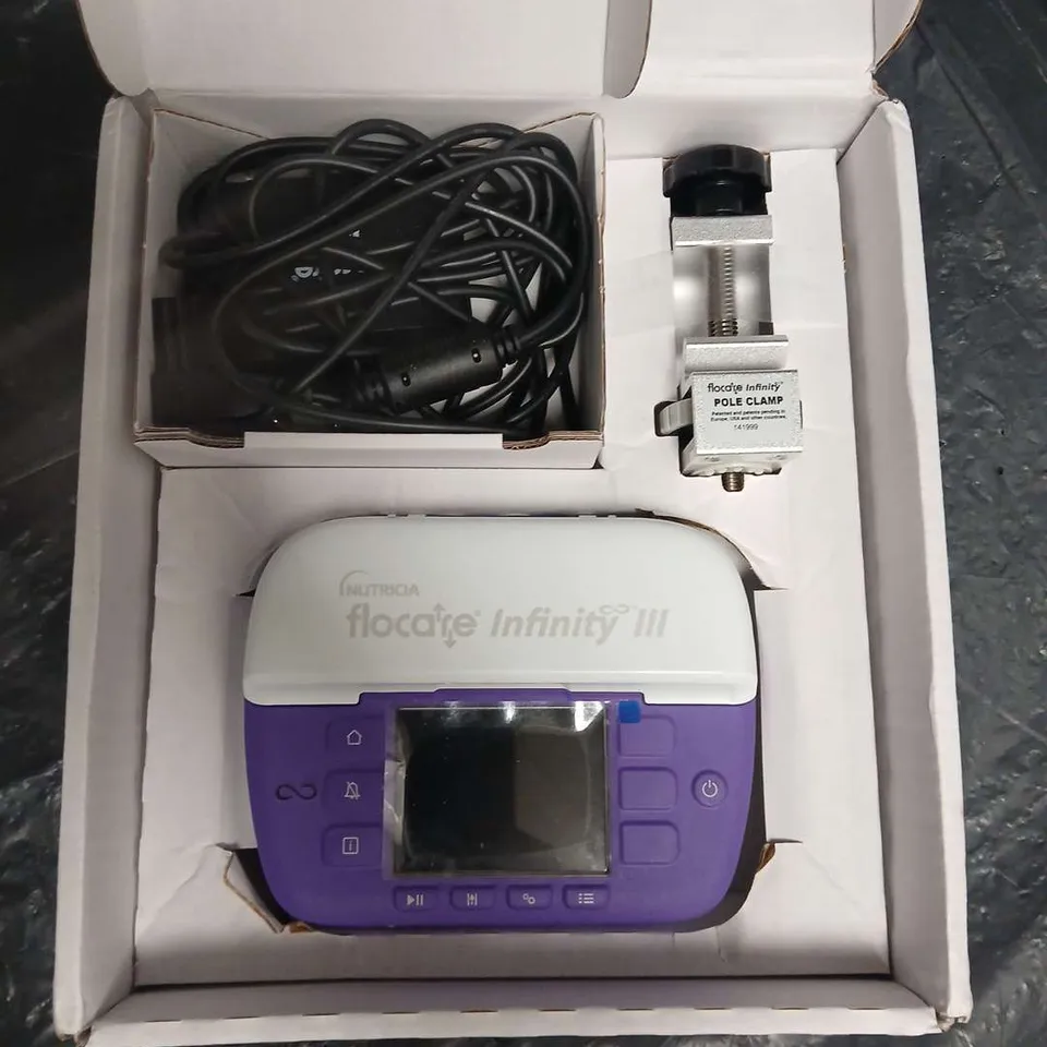 NUTRICIA FLOCARE INFINITY III ENTERAL FEEDING PUMP – BOXED