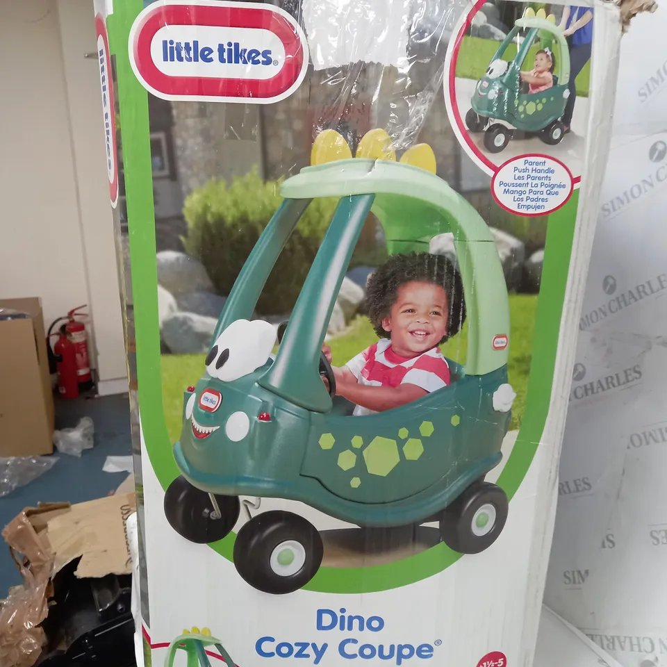 LITTLE TIKES COZY COUPE DINO - COLLECTION ONLY - BOXED RRP £69.99